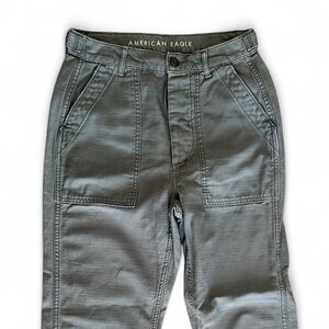 American Eagle Light Green 100% Cotton Pants Women’s Size 4